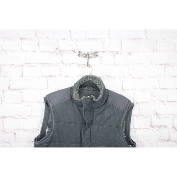 Fat Face Bodywarmer Padded Outdoor Quilted Jacket Vest Gray Size Medium - Picture 2 of 11